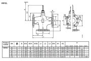 VXF22.100-160 PN6 3 YOLLU FLANŞLI VANA