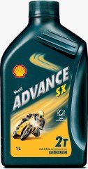 Shell Advance SX 2T 1 Lt 2 Zamanlı Motosiklet Yağı 1Le x