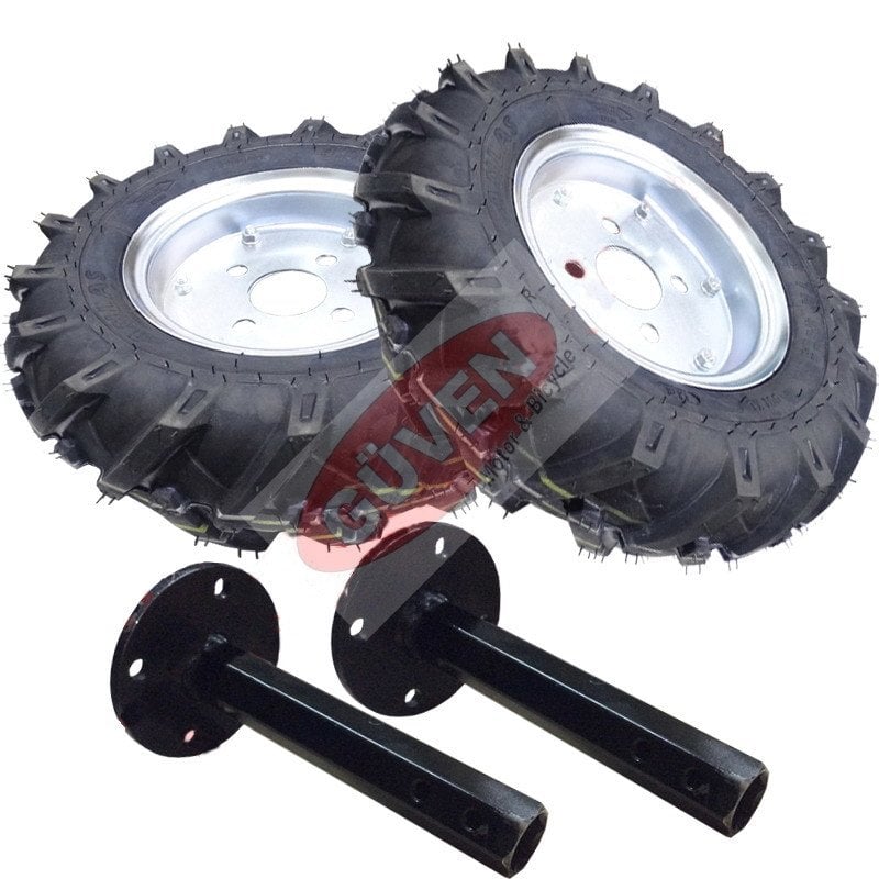 Çapa Makinesi 400 x 8 Aks Tekerlek Takımı 27mm