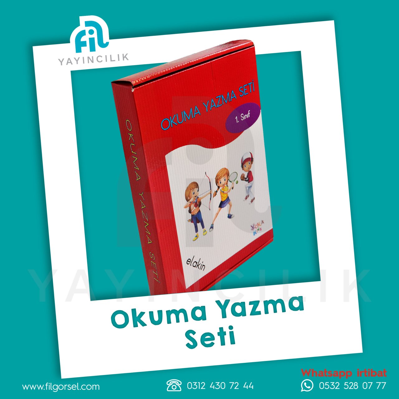SES TEMELLİ DÜZ YAZI OKUMA YAZMA SETİ -ELAN
