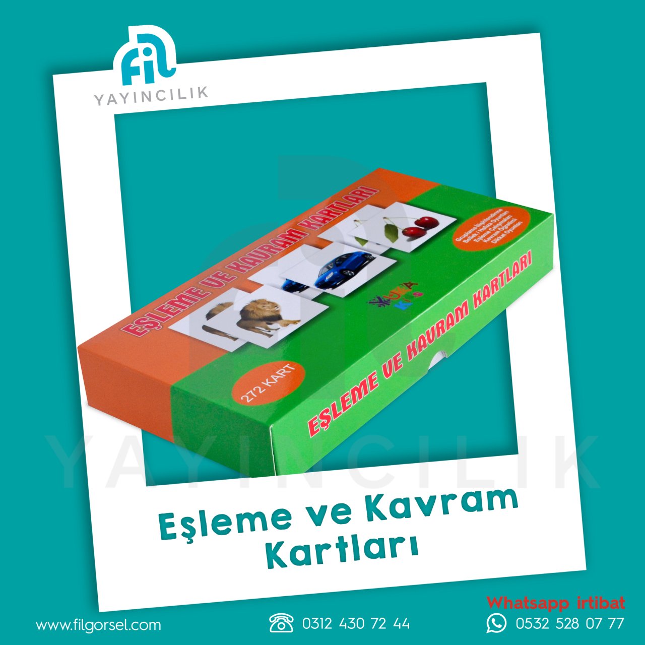 EŞLEME VE KAVRAM KARTLARI YENİ (280 KART)