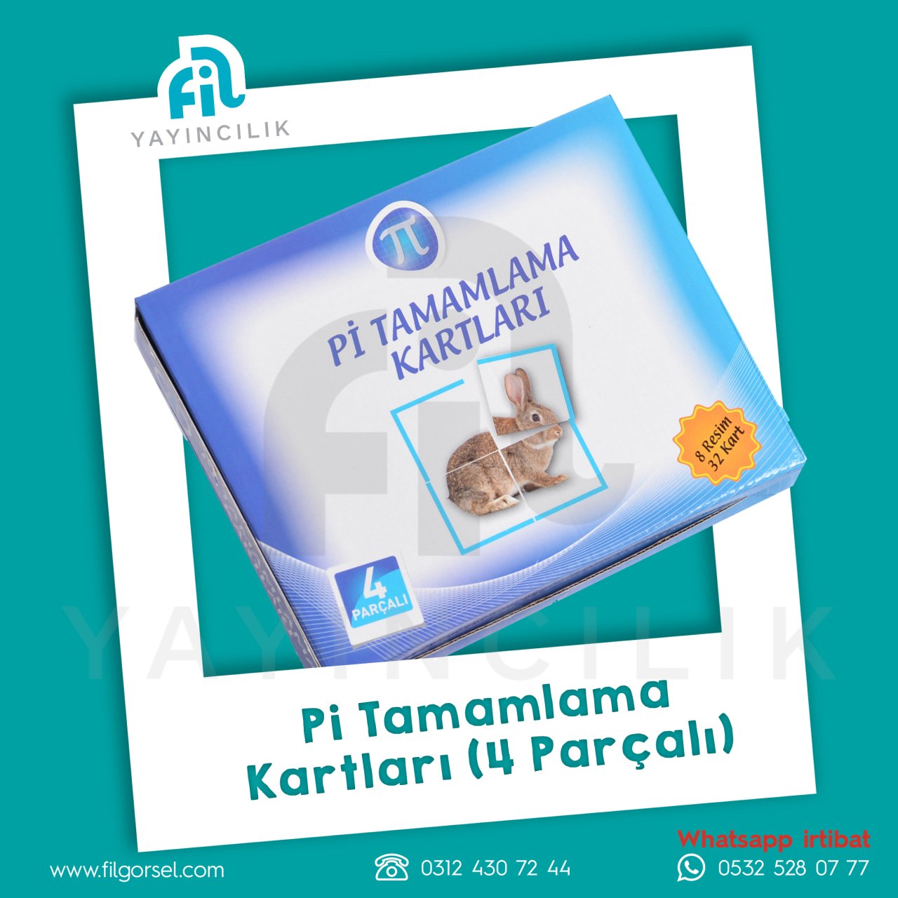 Pİ TAMAMLAMA KARTLARI (4 PARÇALI)