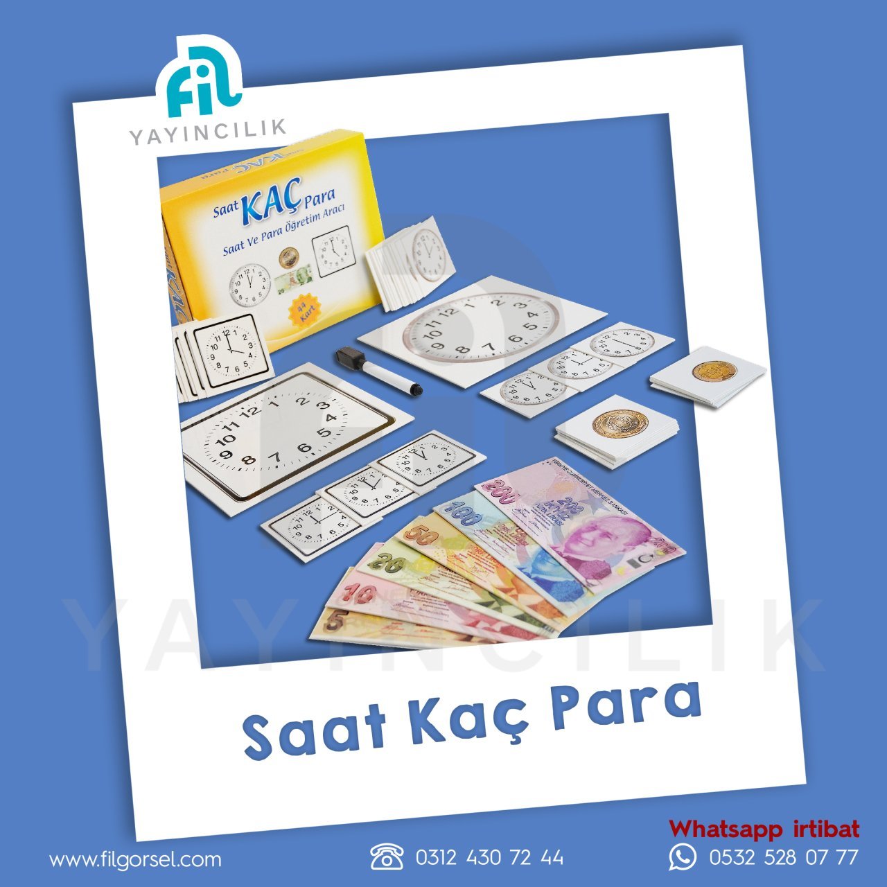 SAAT KAÇ PARA - SAAT VE PARA ÖĞRETİM ARACI