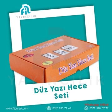 DÜZ YAZI HECE SETİ- ELAKİN