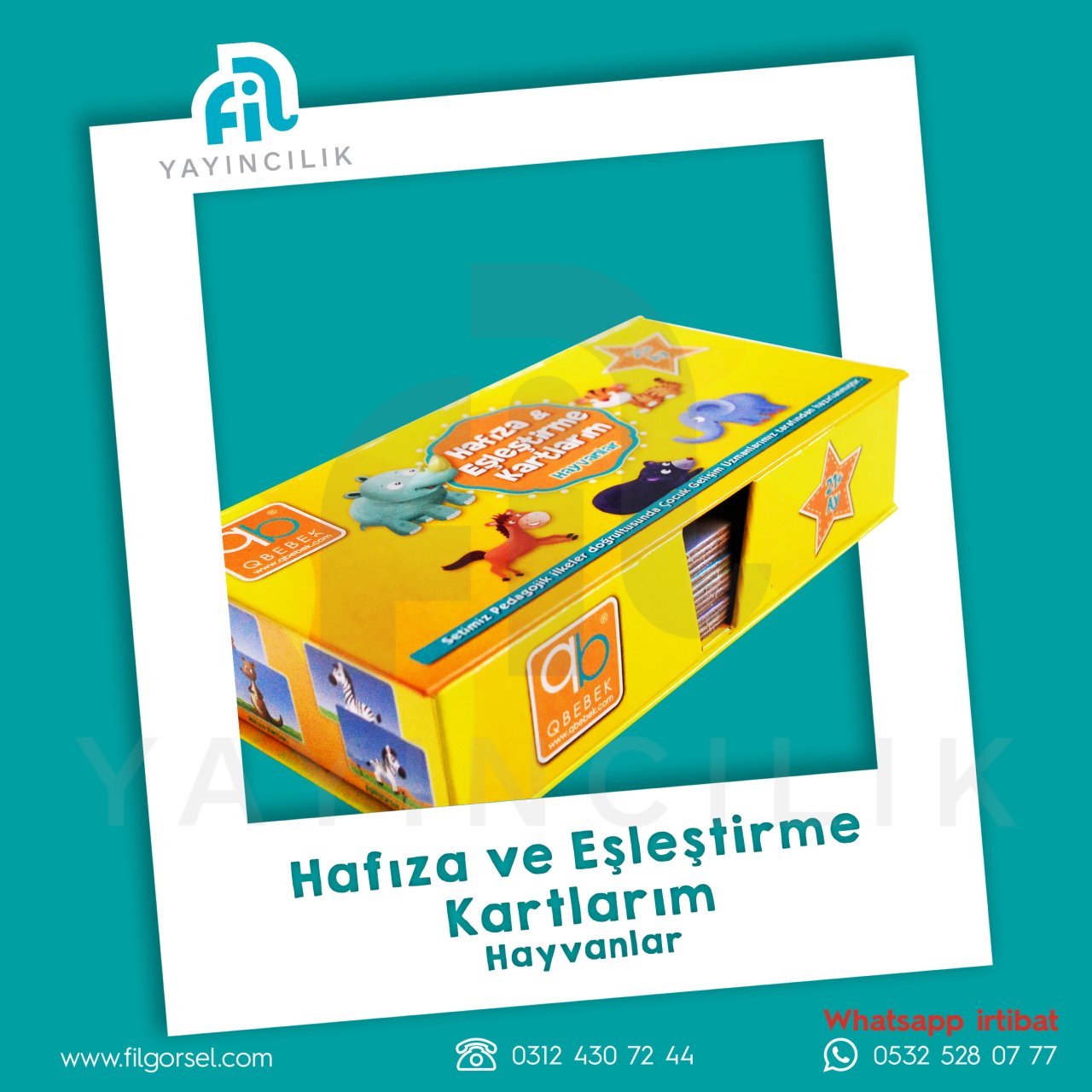 Hafıza Ve Eşleştirme Kartlarım - Hayvanlar