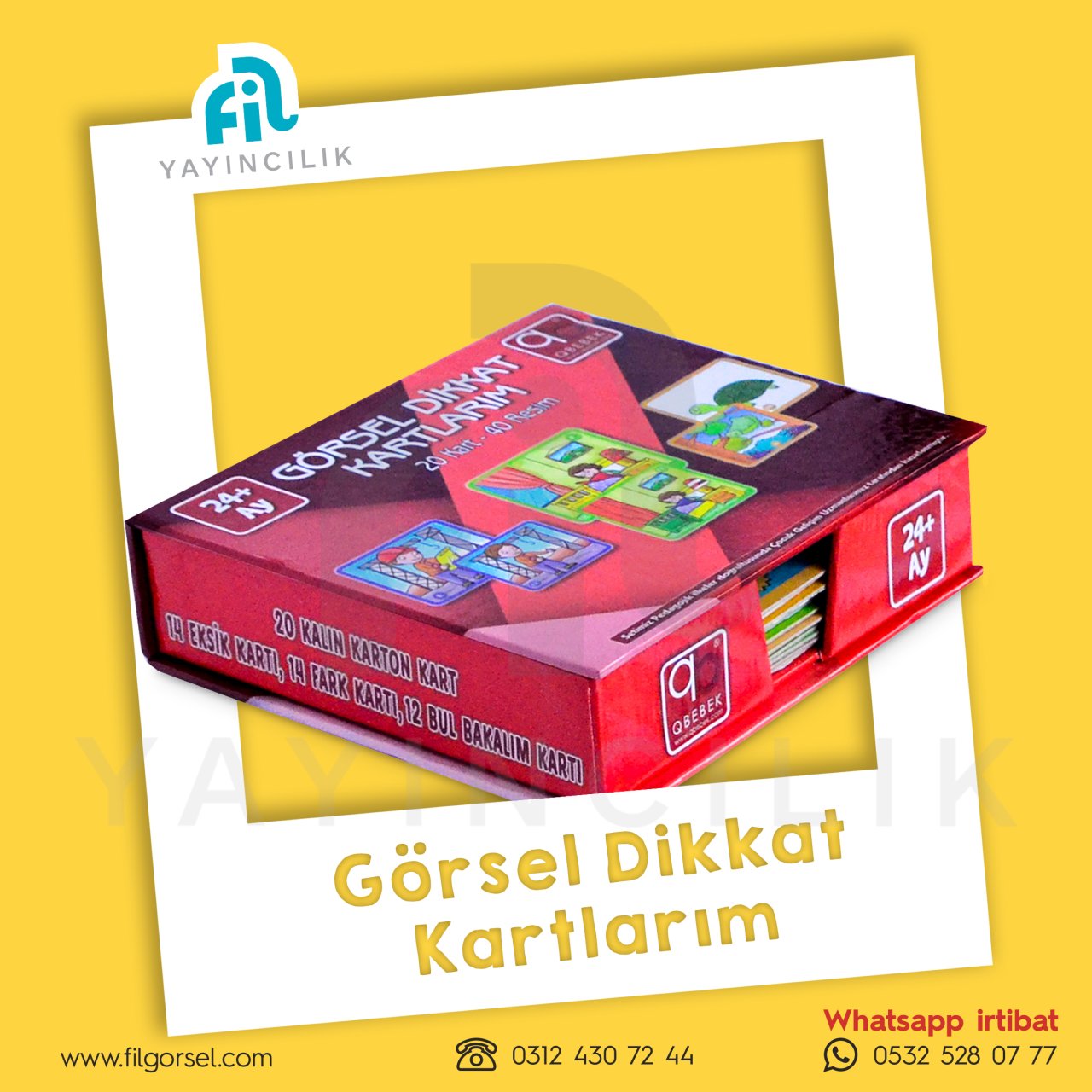 GÖRSEL DİKKAT KARTLARIM