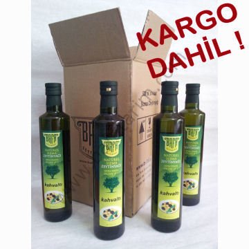 4 x 500 ml Kahvaltı Sızma Zeytinyağı