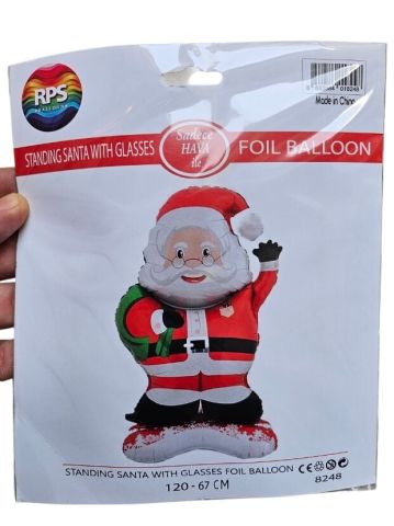 67X120 Cm Noel Baba Folyo Balon