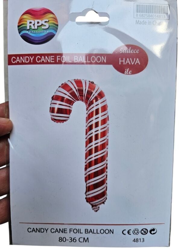 36X80 Cm Baston Folyo Balon