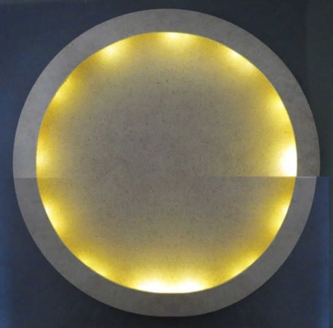 KAPI SÜSÜ BUBBLE LED IŞIK BOŞLUKLU ÇEMBER