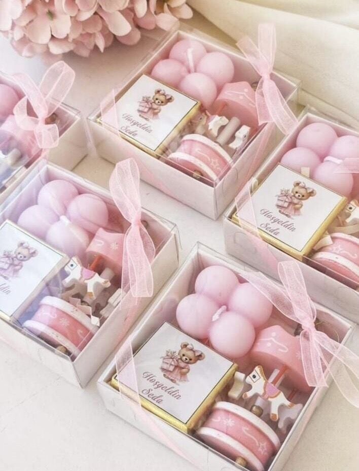 20 Li Atlı karınca & mum & çikolata Hediyelik