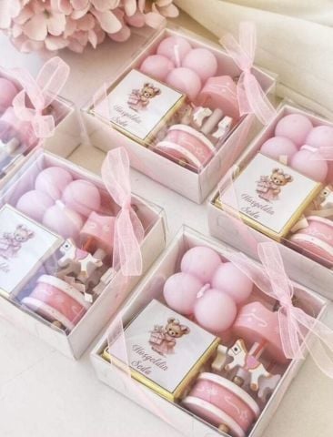 20 Li Atlı karınca & mum & çikolata Hediyelik