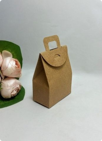 20 li Kraft Karton Mini Çanta