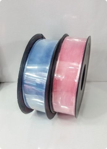 2,5 cm Şifon Organze Şerit Kurdela 25 Metre