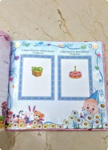Bebek Günlüğü (Güncesi) Hatıra Defteri
