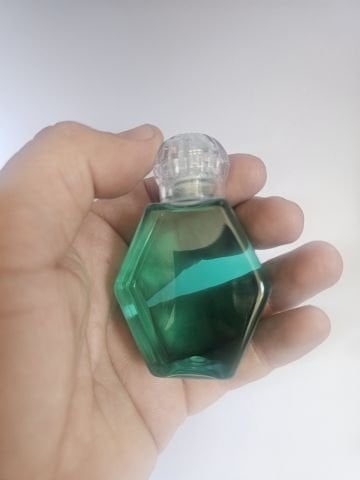 Pvc Altıgen 50 cc Kristal kapaklı Şişe