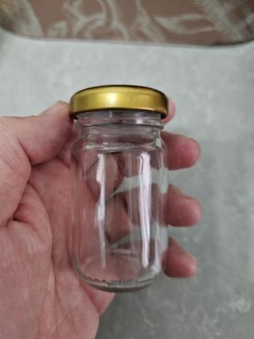 Gold Kapaklı Cam kavanoz (67 cc)