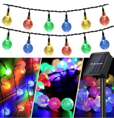 7 mt 50 Led RGB Solar