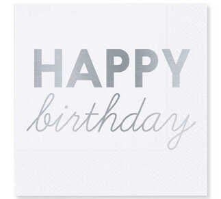 16 lı PEÇETE VARAK HAPPY BIRTHDAY GMŞ 33*33cm