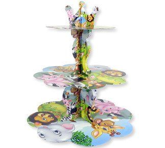 SAFARİ SEVİMLİ HAYVANLAR CUP CAKE STANDI