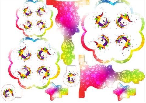 UNICORN CUP CAKE STANDI