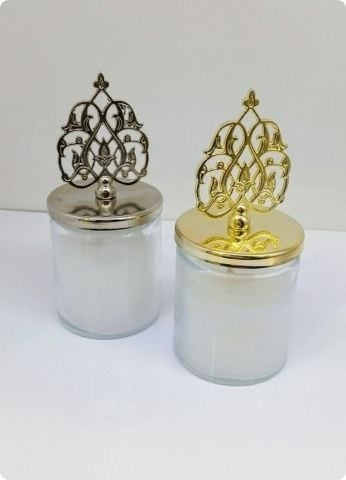 1 Pk B.Kavanoz Mum (Metal Güneş Tepelikli)
