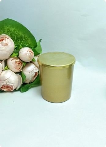20 Li İçi Mumlu Büyük Boy Delikli Kapaklı Cam Bardak 180 cc