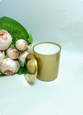 20 Li İçi Mumlu Büyük Boy Delikli Kapaklı Cam Bardak 180 cc