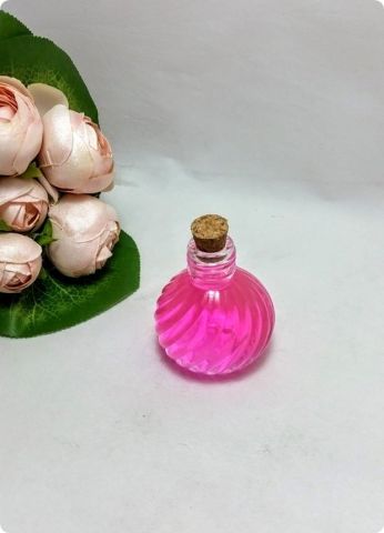 20 li Mantar Tıpalı İnce Burgu Top Cam Şişe