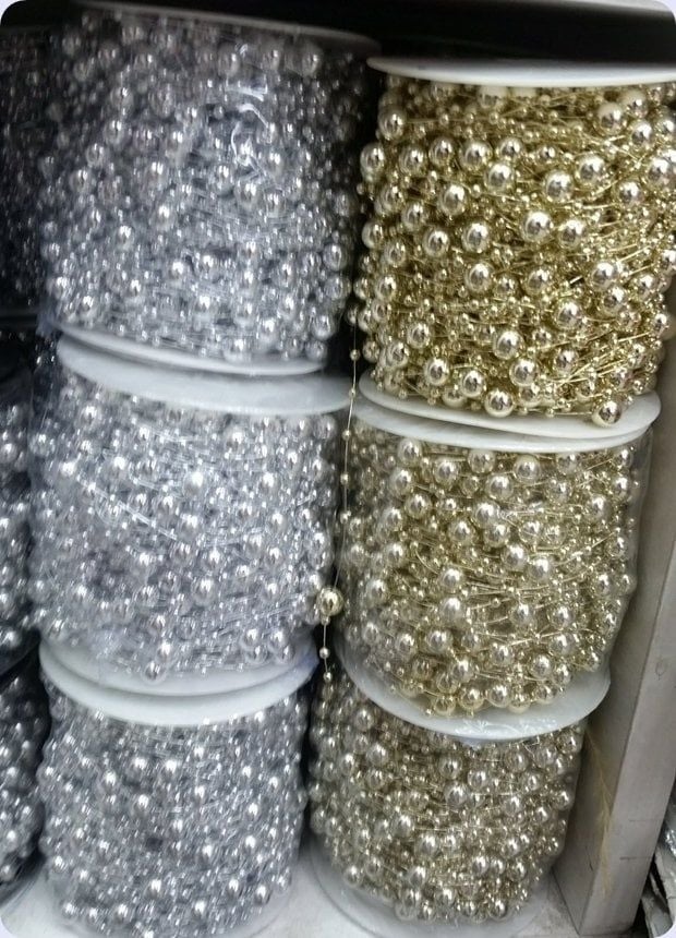 30 Mt. Saçaklı Boncuk süs