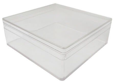12 Adet 8x8x3 cm Kapaklı Mika Kutu