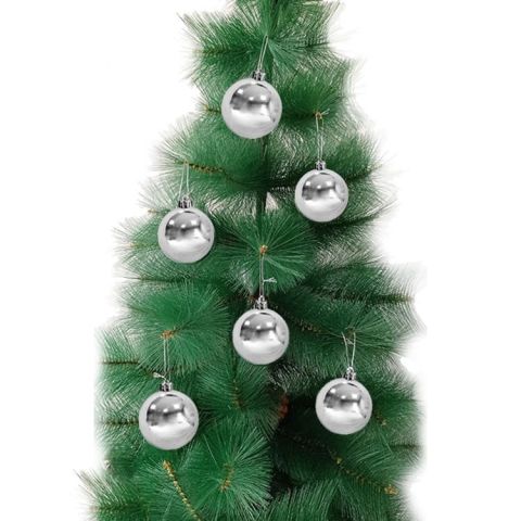 12 Lİ 3 CM Boru Cici Top Yılbaşı ağaç süsü