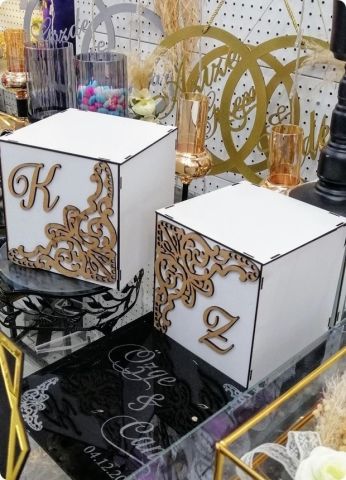 2 li Kabartmalı Ahşap Yükseltici Küp Yükselti 17 cm