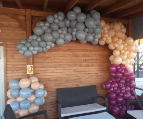 BALON DÜZ 12 İNC GRİ PK:100 KL:50