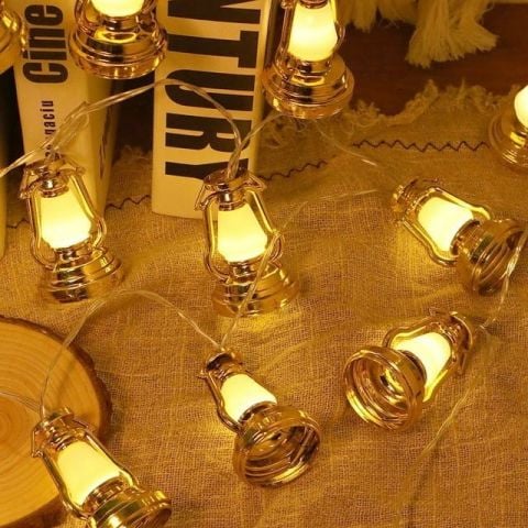 2mt 10 Led Pilli Gün Işığı Ramazan Kandili Led Işık