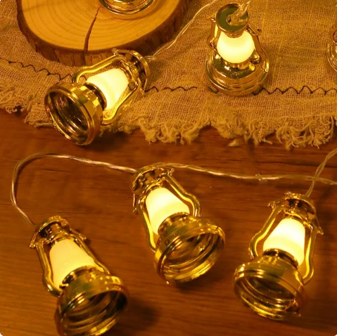 2mt 10 Led Pilli Gün Işığı Ramazan Kandili Led Işık