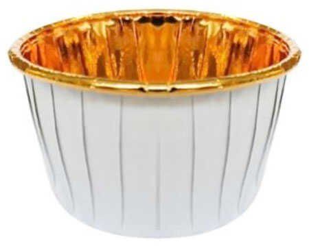 KAP KEK KAPSÜLÜ KARTON METALİZE BEYAZ PK:25 KL:60