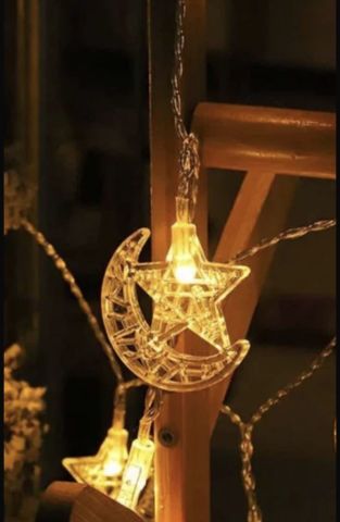 3m 20 Led 2 Kademeli Ay-Yıldız Pilli Led Işık MZ-306