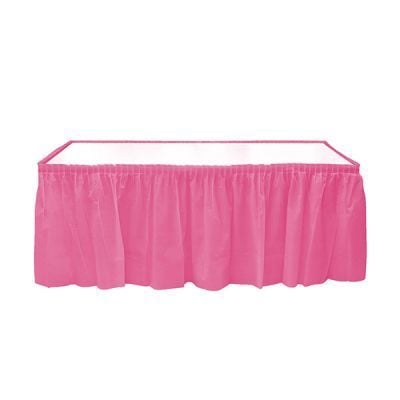 Mavi/Pembe Plastik Masa Eteği