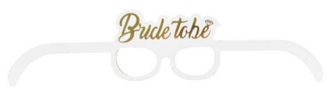 8 Lİ GÖZLÜK MASKE VARAKLI BRIDE TO BE ALTIN