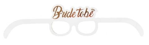 8 Lİ GÖZLÜK MASKE VARAKLI BRIDE TO BE ROSE