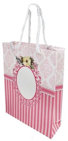ÇANTA KARTON YASİN İÇİN PEMBE PK:25 KL:20