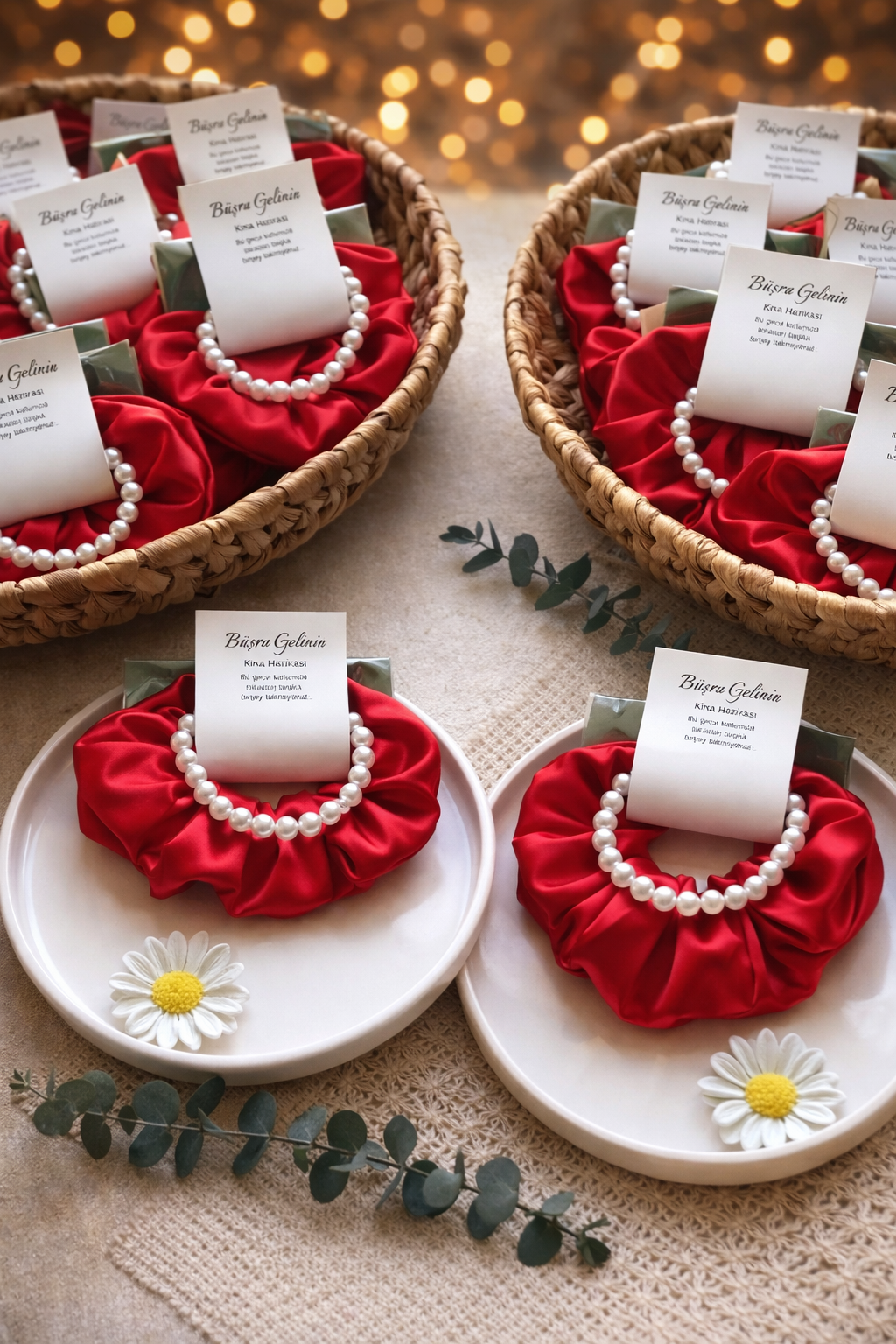 20 Li İsme özel Toka & bileklik & kına hediyelik