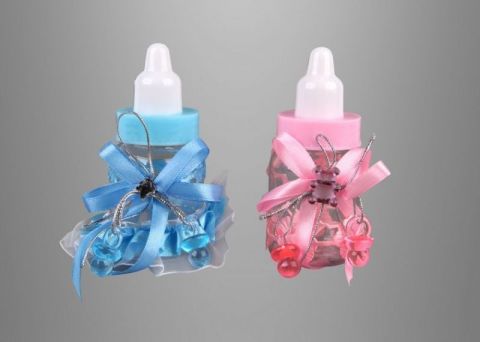 Bebek Biberon Süslü Plastik