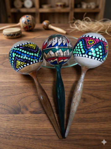 Profosyonel Ahşap Marakas 20 cm