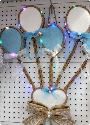 Led ışıklı balonlu kapı süsü