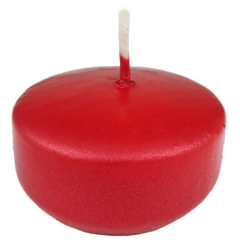 9 LU MUM TEALIGHT YÜZEN MUM KIRMIZI