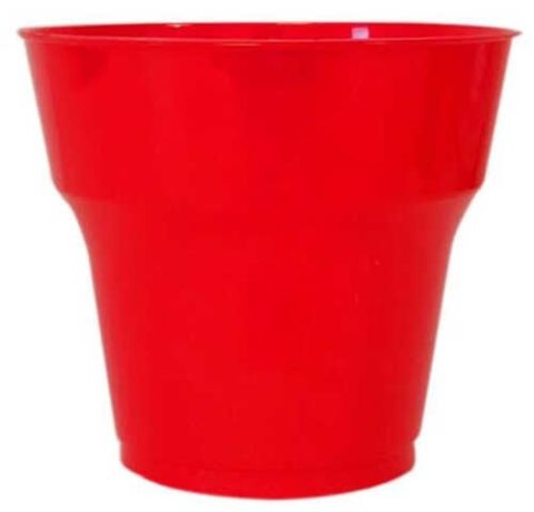10 LU BARDAK 200 CC KRİSTAL KIRMIZI