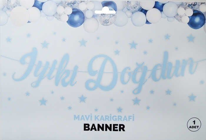 FLAMA İYİKİ DOĞDUN MAVİ PK:1 KL:300