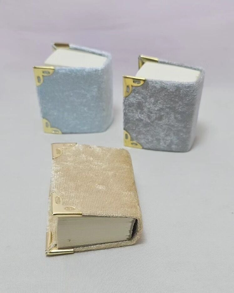 Kadife Kumaş Kaplı Kur'an-ı Kerim ( Mini Kuran )